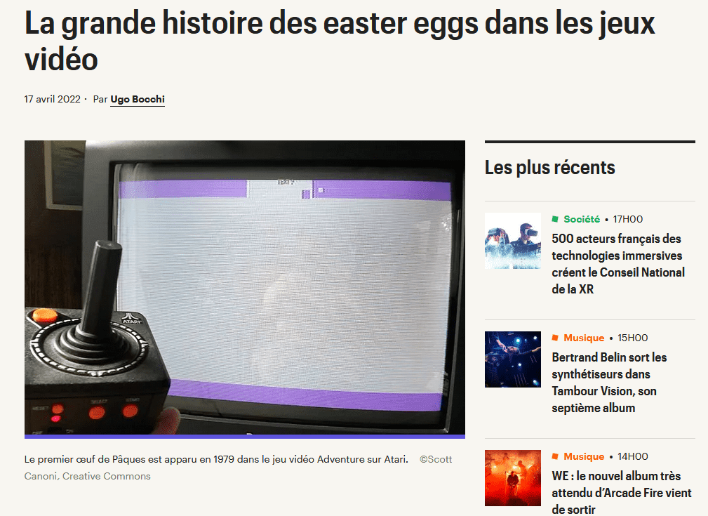 La grande histoire des easter eggs dans les jeux vidéo