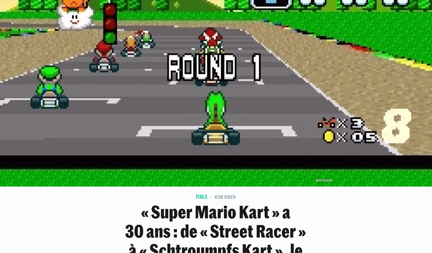 Super Mario Kart a 30 ans